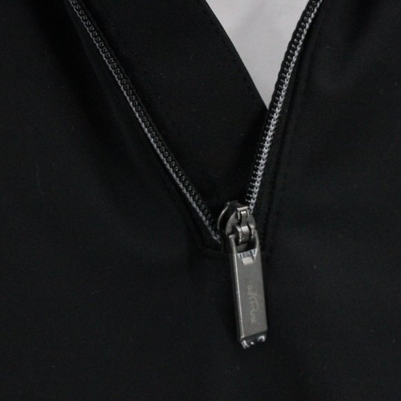 Adipure By Adidas Vest Men Black Sleeveless Pullover Half Zip Polyester Medium M - Picture 9 of 9